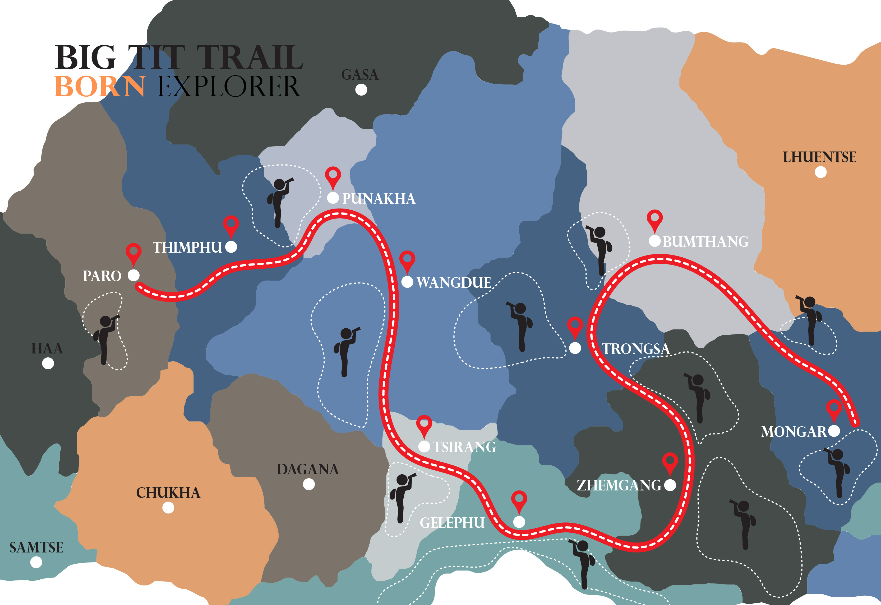 Big Tit Trail Map